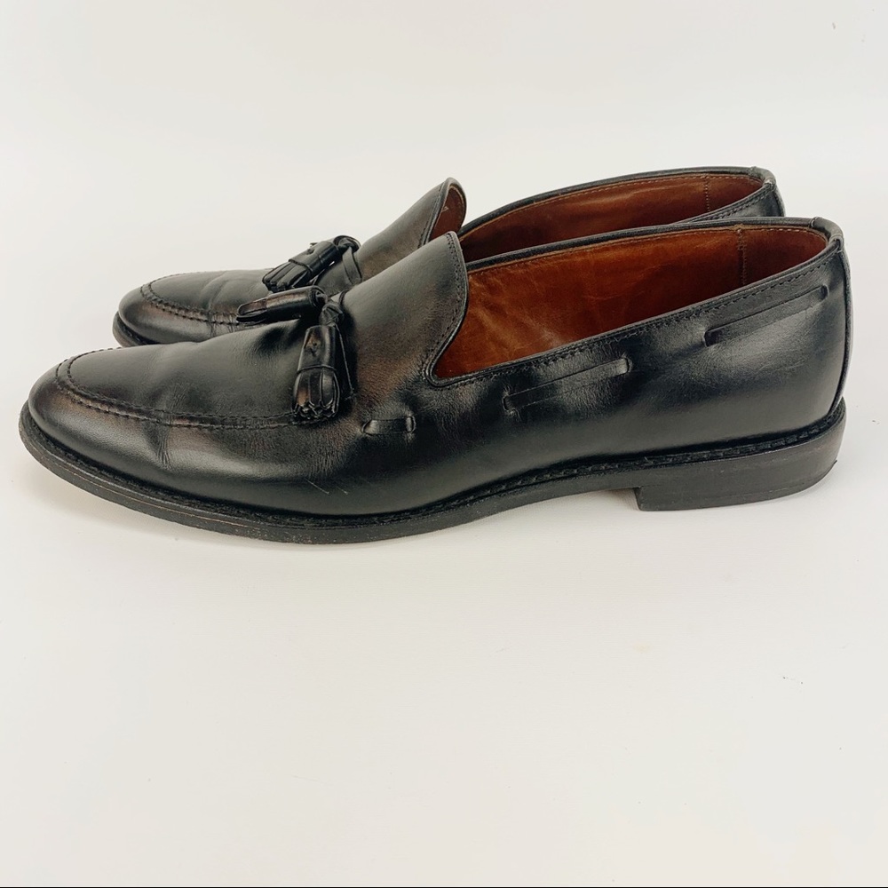 Allen Edmonds Black Slip On loafers with Tassels - Picture 6 of 6